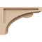 Ekena Millwork 4"W x 12"D x 8"H Classic Viola Rough Cedar Woodgrain TimberThane Corbel, Primed Tan CORUR04X12X08VIORCPR - alternate 5